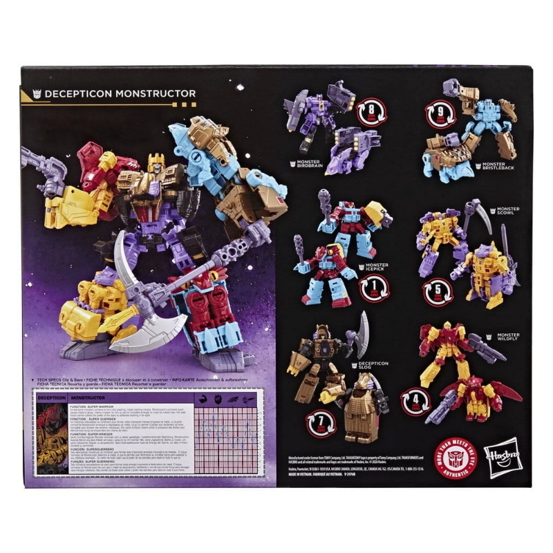 Transformers - Decepticon Monstructor Age of the Primes Hasbro