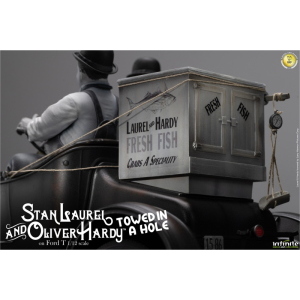 Laurel & Hardy - Towed in a Hole Ford Model T Limited Edition 1/12 Infinite Statue