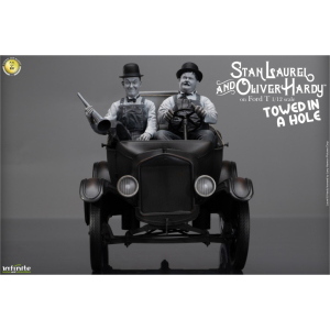 Laurel & Hardy - Towed in a Hole Ford Model T Limited Edition 1/12 Infinite Statue