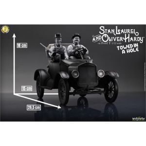Laurel & Hardy - Towed in a Hole Ford Model T Limited Edition 1/12 Infinite Statue