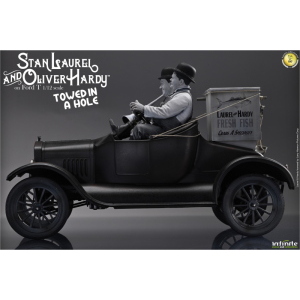 Laurel & Hardy - Towed in a Hole Ford Model T Limited Edition 1/12 Infinite Statue