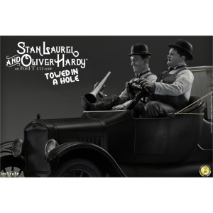 Laurel & Hardy - Towed in a Hole Ford Model T Limited Edition 1/12 Infinite Statue