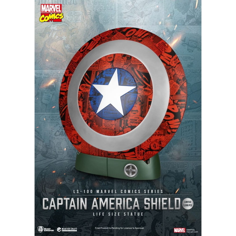 Marvel Comics - Captain America Shield Life Size Master Craft 1/1 Beast Kingdom